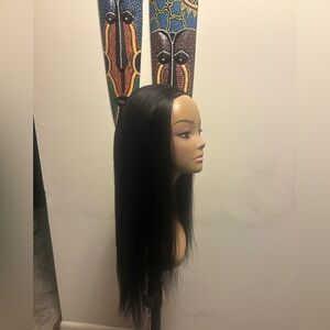 Black half Wig